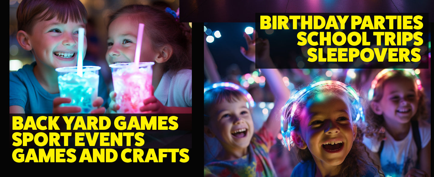 ✨ Ultimate Glow Party Pack - 8” Glow Sticks & Connectors 🎉