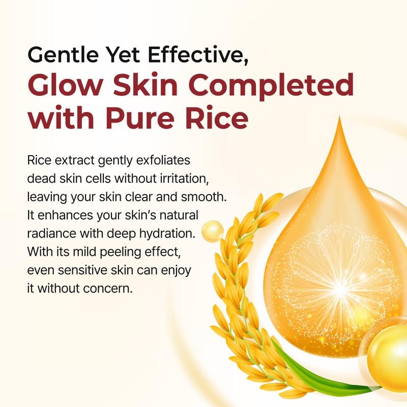 🌿Peel Shot Glow Rice Ampoule Duo - Serums for Brightening, Exfoliating, and Moisturizing🌾