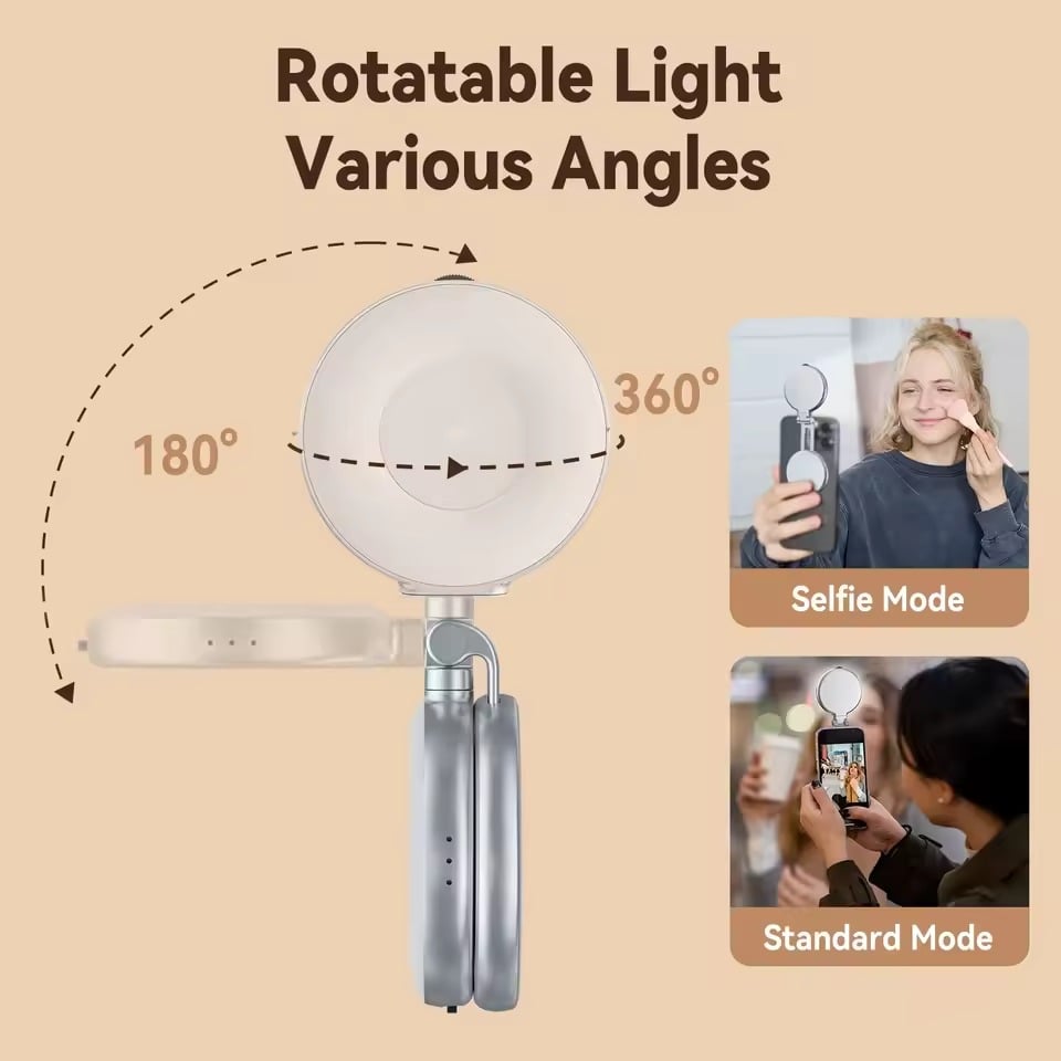 💥 SALE 30% OFF-3-in-1 Magnetic Beauty Selfie Light for Phones