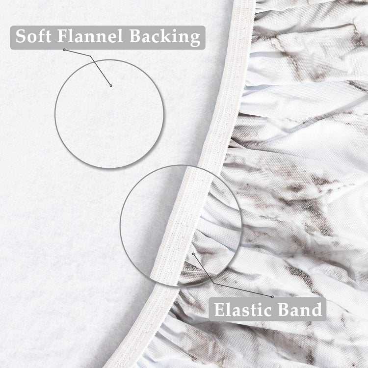 🔥Hot Sale-45% OFF❤️Round Fitted Vinyl Tablecloth with Flannel Backing