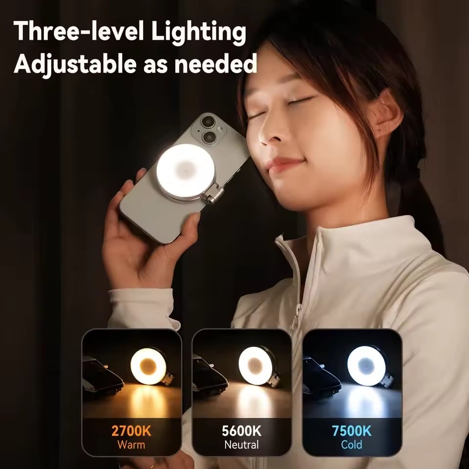💥 SALE 30% OFF-3-in-1 Magnetic Beauty Selfie Light for Phones