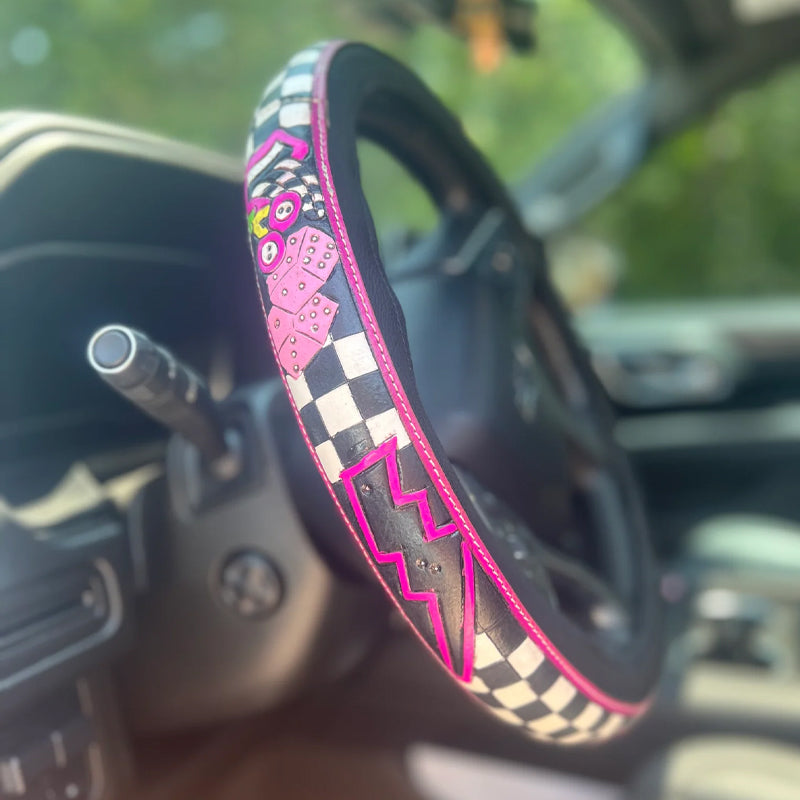 🎯 Buy 2 Only 29.99🎯Retro Western Cowboy Car Universal Steering Wheel Cover
