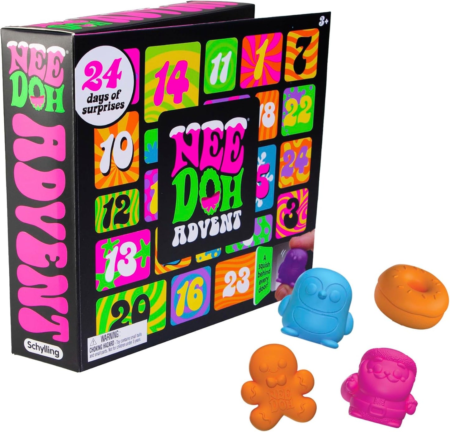 Needoh Advent Calendar 2025-- Christmas Countdown - Perfect Christmas Gifts