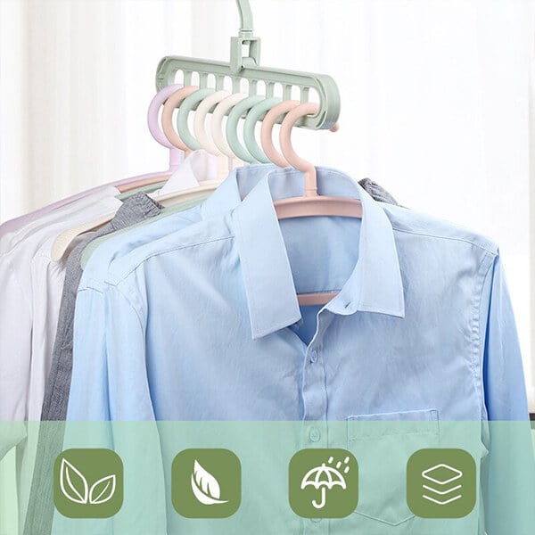 🔥 Buy 2 Get 1 Free – Limited Time👕 9 in 1 Space-Saving Clothes Hangers