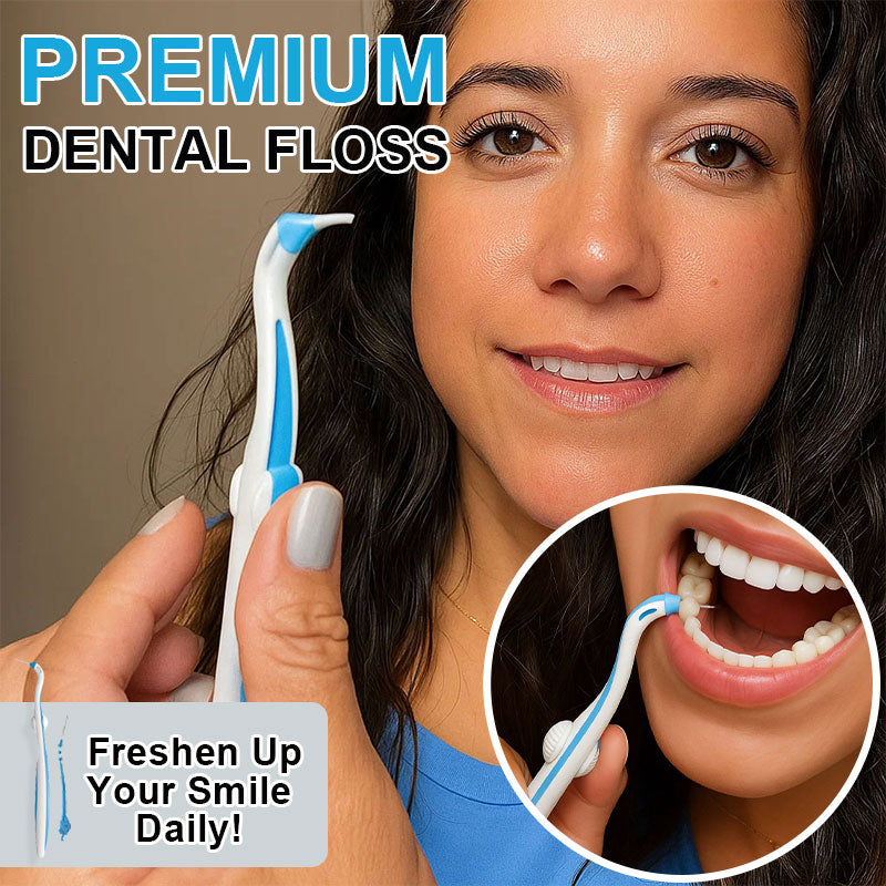 🦷 Premium Dental Floss – Freshen Up Your Smile Daily! ✨