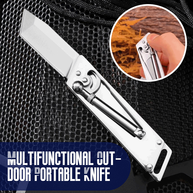 🔥49% OFF🔥Creative Mechanical Hydraulic Rod Modeling Outdoor EDC Folding Knife