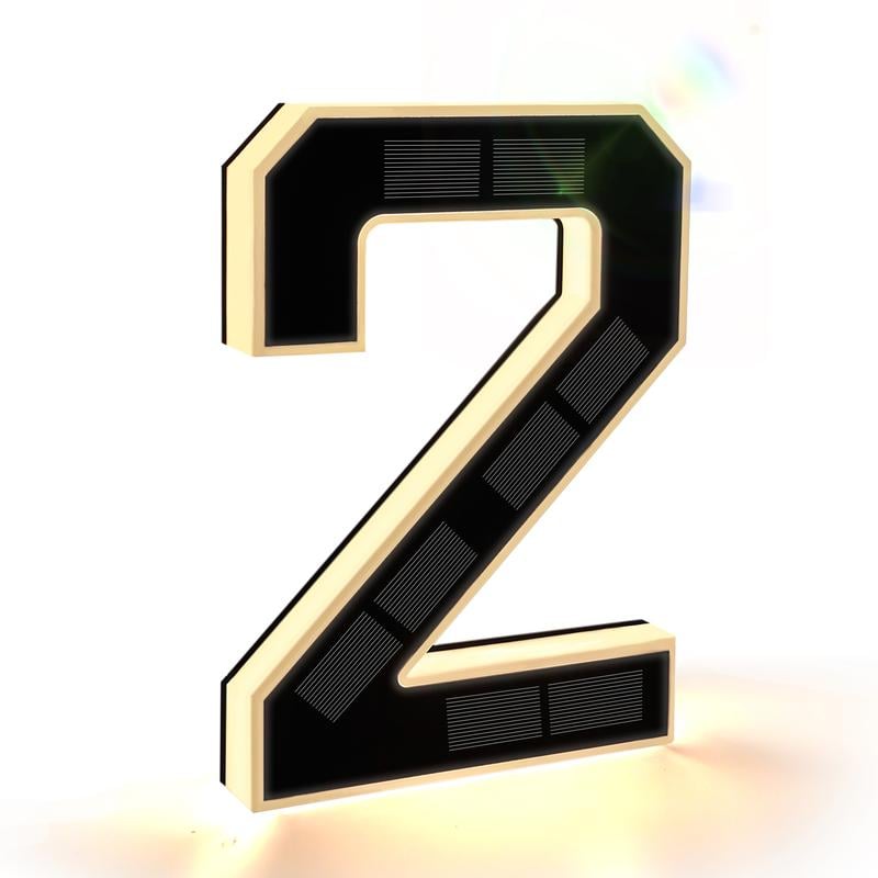 🔥Solar Lighted House Numbers for Outside