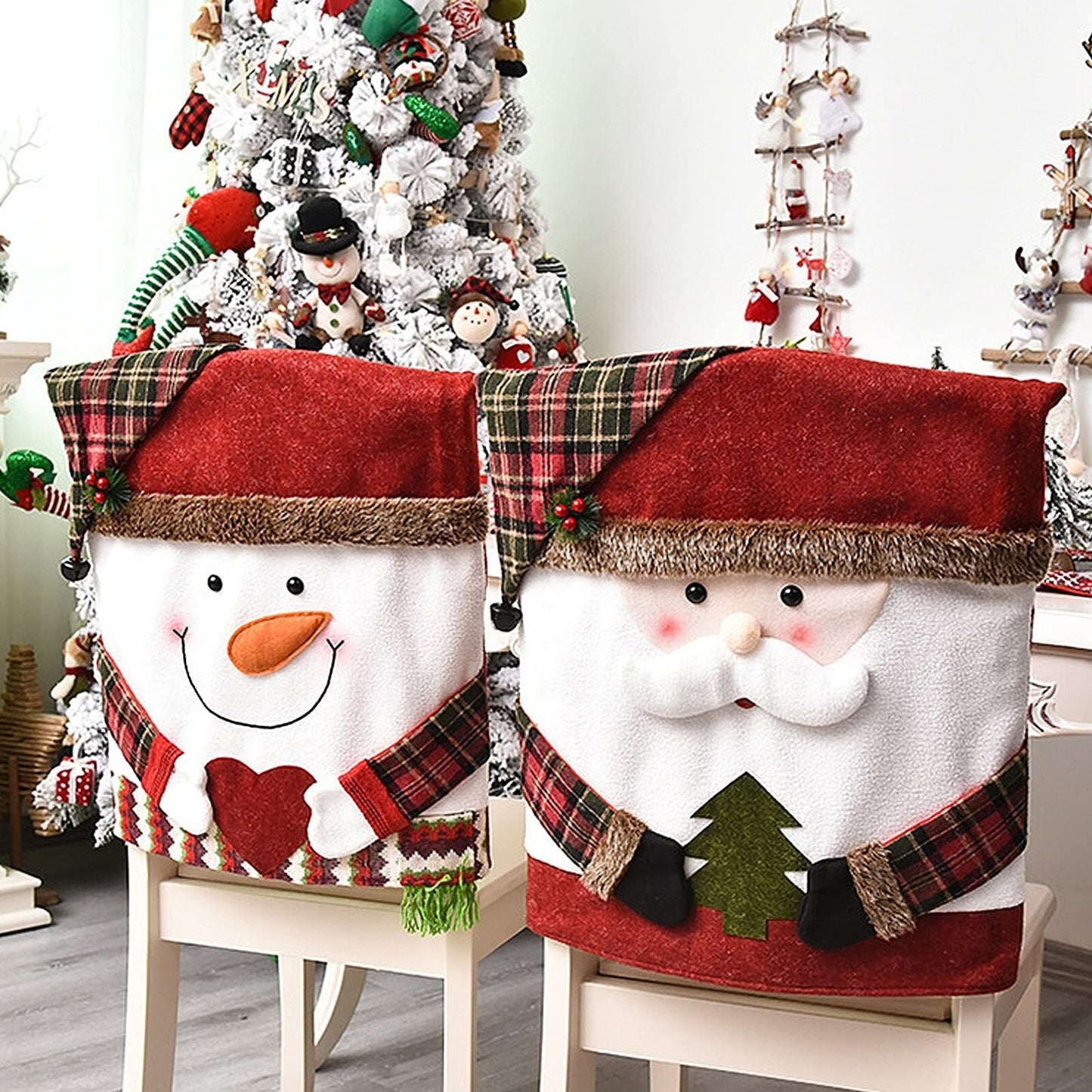 🎁2025 Hot Sale🎅Christmas-themed Dining Chair Covers🎄