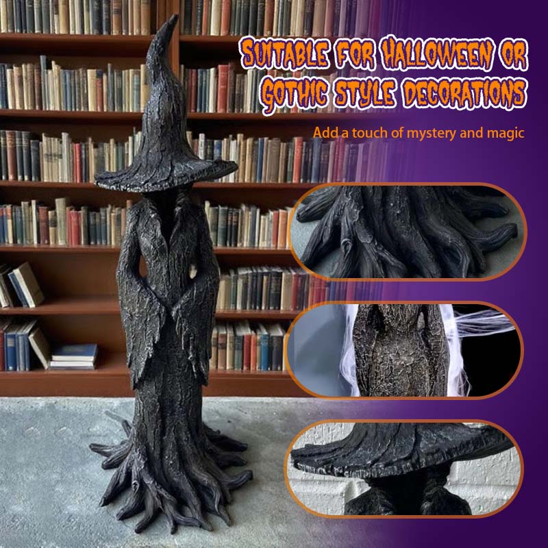 🔥LAST DAY 49% OFF🧙♀️💫Hand-Painted Enchanting Witch Statue: The Guardian of Your Home (✨Same as in the video)