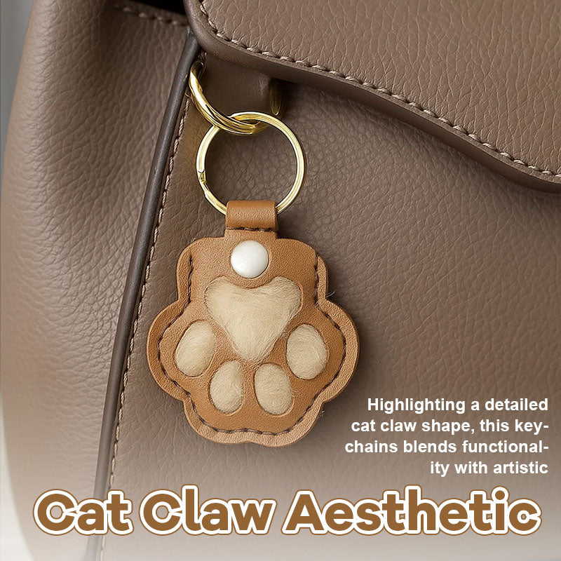 🔥🐾 Memory Paw Leather Keychain
