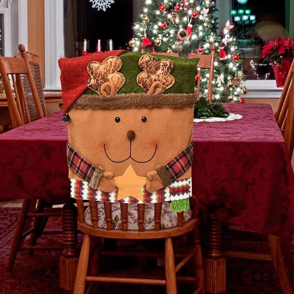 🎁2025 Hot Sale🎅Christmas-themed Dining Chair Covers🎄