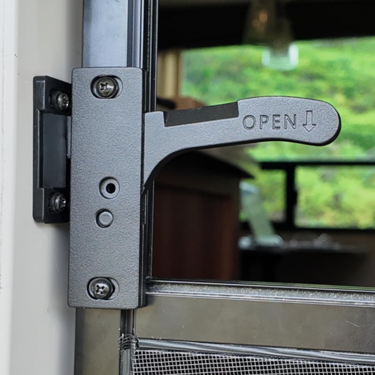 🚗Aluminum RV Screen Door Handle Replacement Latch Kit