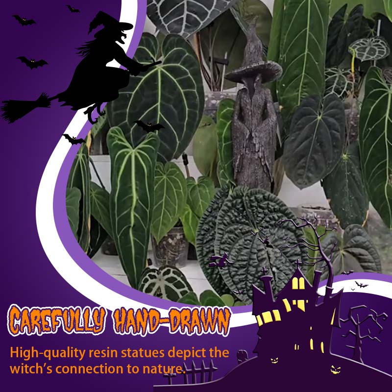 🔥LAST DAY 49% OFF🧙♀️💫Hand-Painted Enchanting Witch Statue: The Guardian of Your Home (✨Same as in the video)