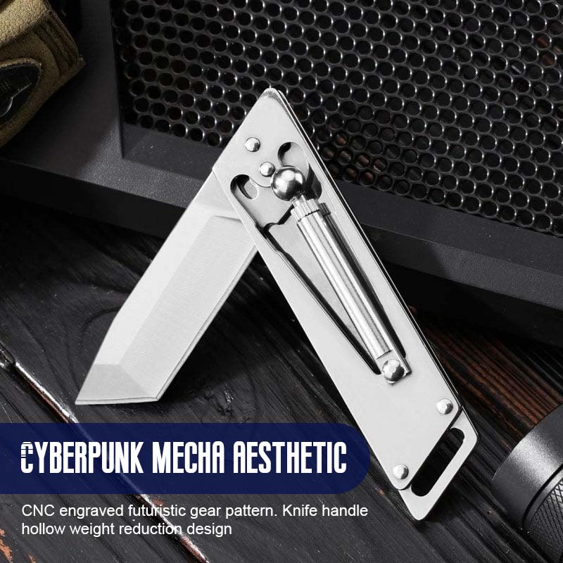 🔥49% OFF🔥Creative Mechanical Hydraulic Rod Modeling Outdoor EDC Folding Knife