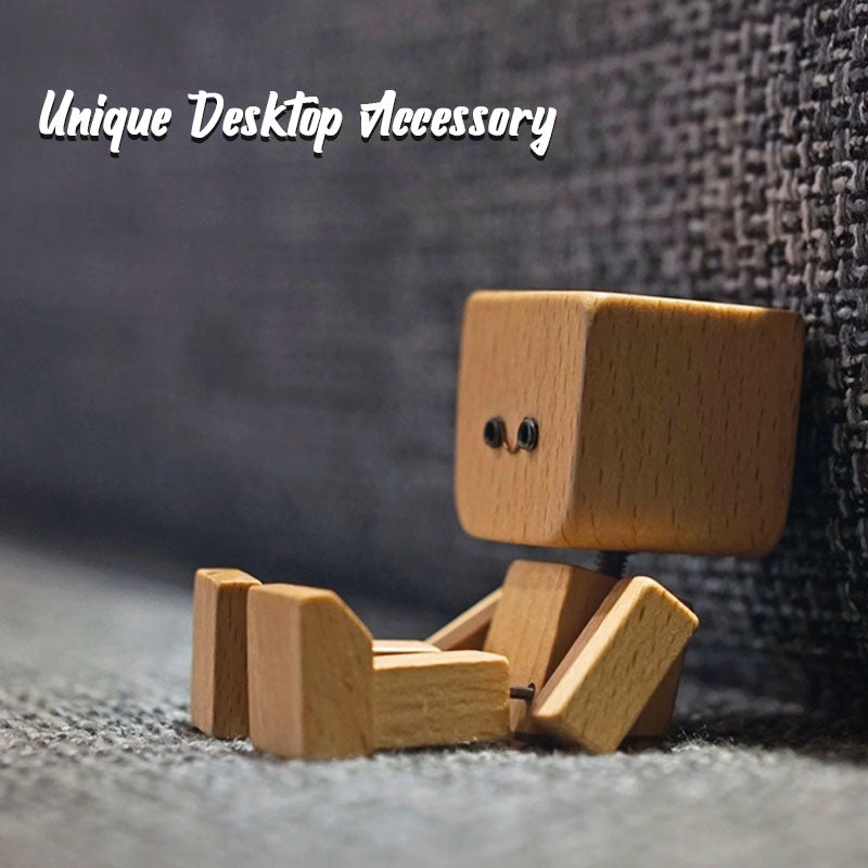 ⏰Limited stock!🔥Shaking Wooden Man Figurine