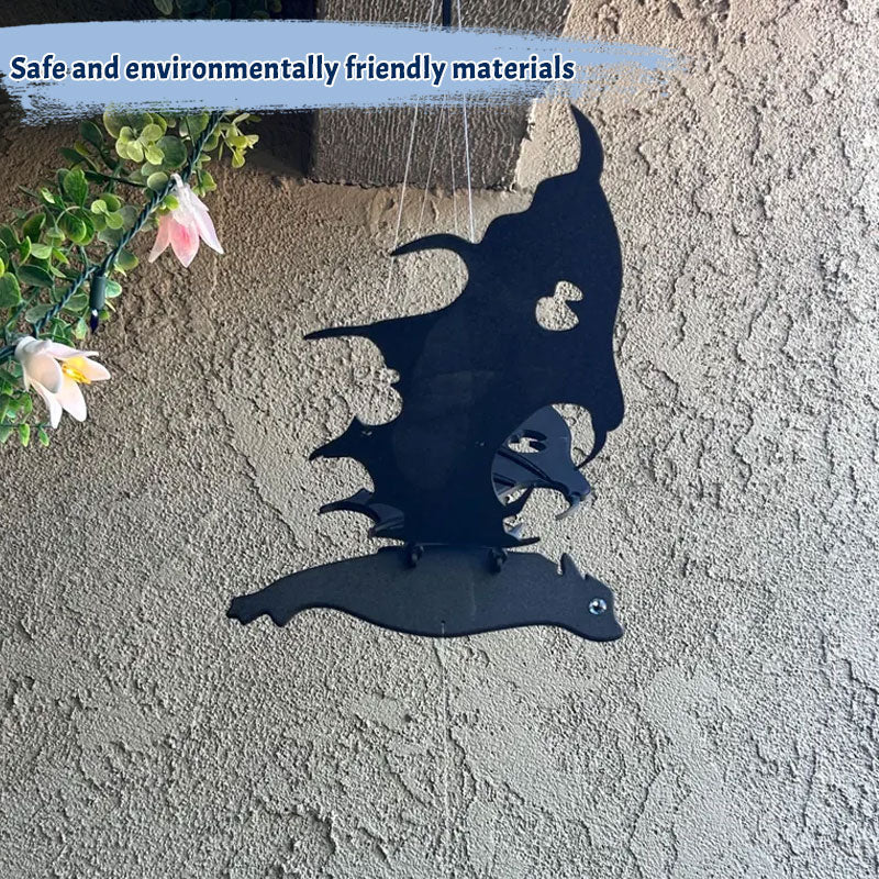 Flying Bat Duo — Hanging Halloween Mobile Set