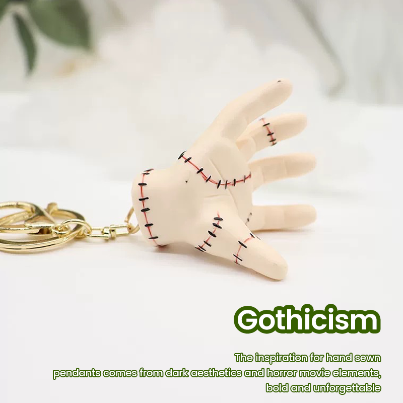Wednesday Broken Hand Key Chain