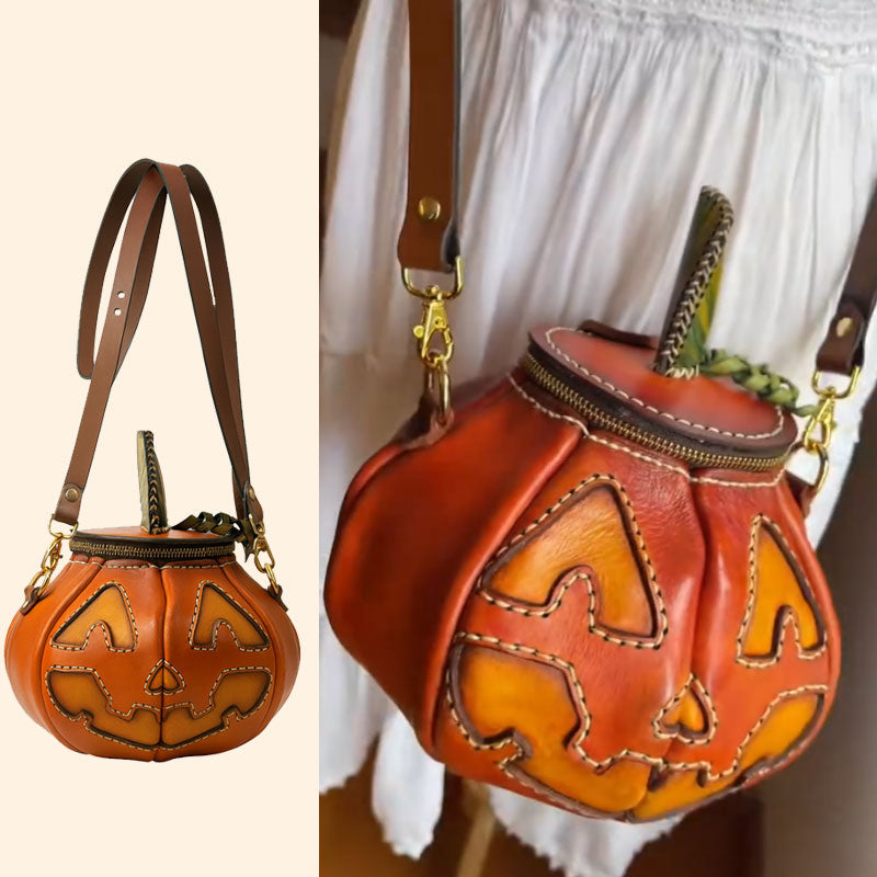 🎃The Artisan Pumpkin Bag — A Little Piece of Halloween Magic 🕸️