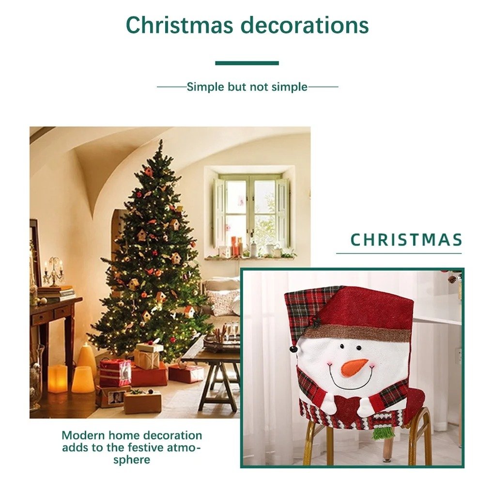 🎁2025 Hot Sale🎅Christmas-themed Dining Chair Covers🎄