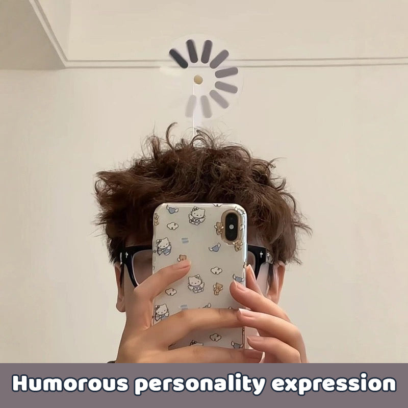 Creative brain loading Funny hairband