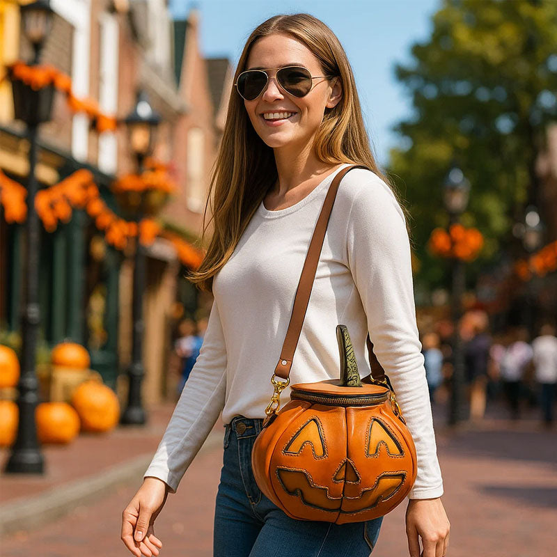 🎃The Artisan Pumpkin Bag — A Little Piece of Halloween Magic 🕸️