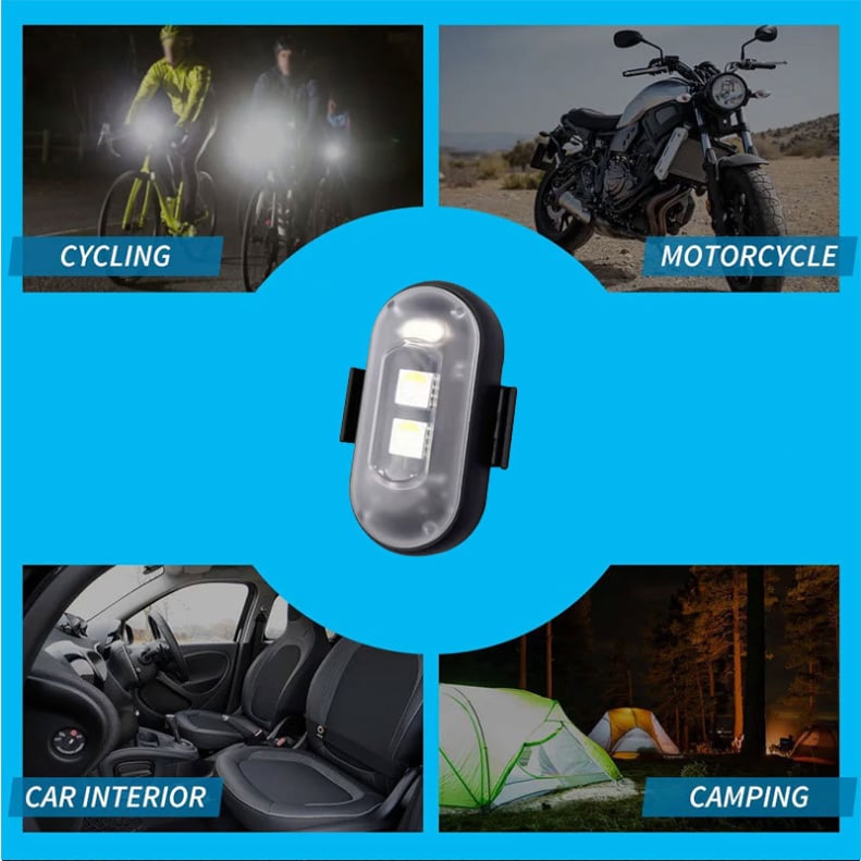 🔦 Wireless LED Strobe Lights with Remote Control