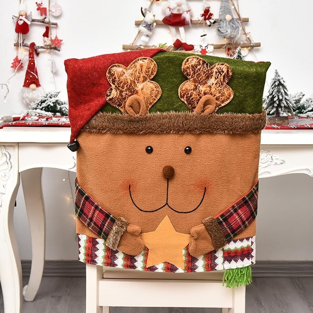 🎁2025 Hot Sale🎅Christmas-themed Dining Chair Covers🎄