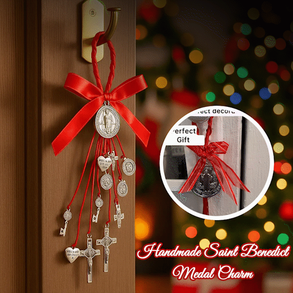 Handmade Saint Benedict Medal Charm