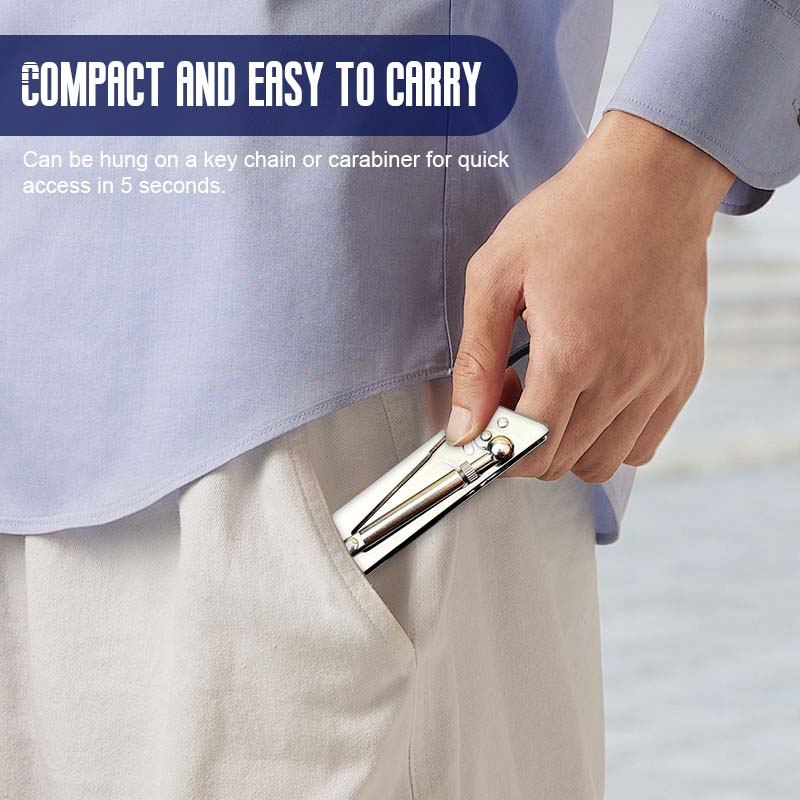 🔥49% OFF🔥Creative Mechanical Hydraulic Rod Modeling Outdoor EDC Folding Knife