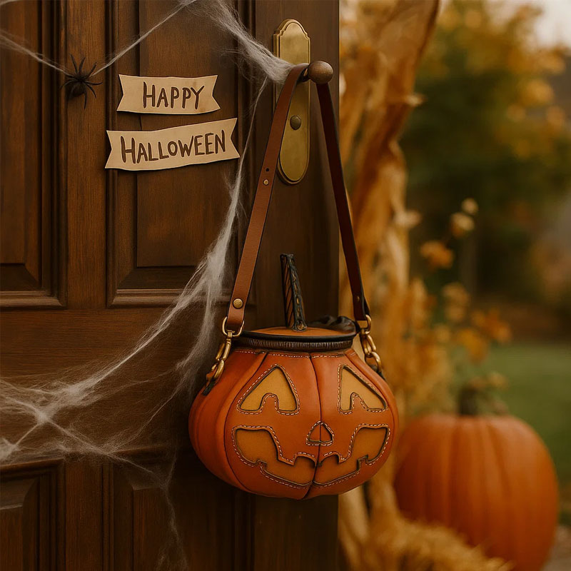 🎃The Artisan Pumpkin Bag — A Little Piece of Halloween Magic 🕸️