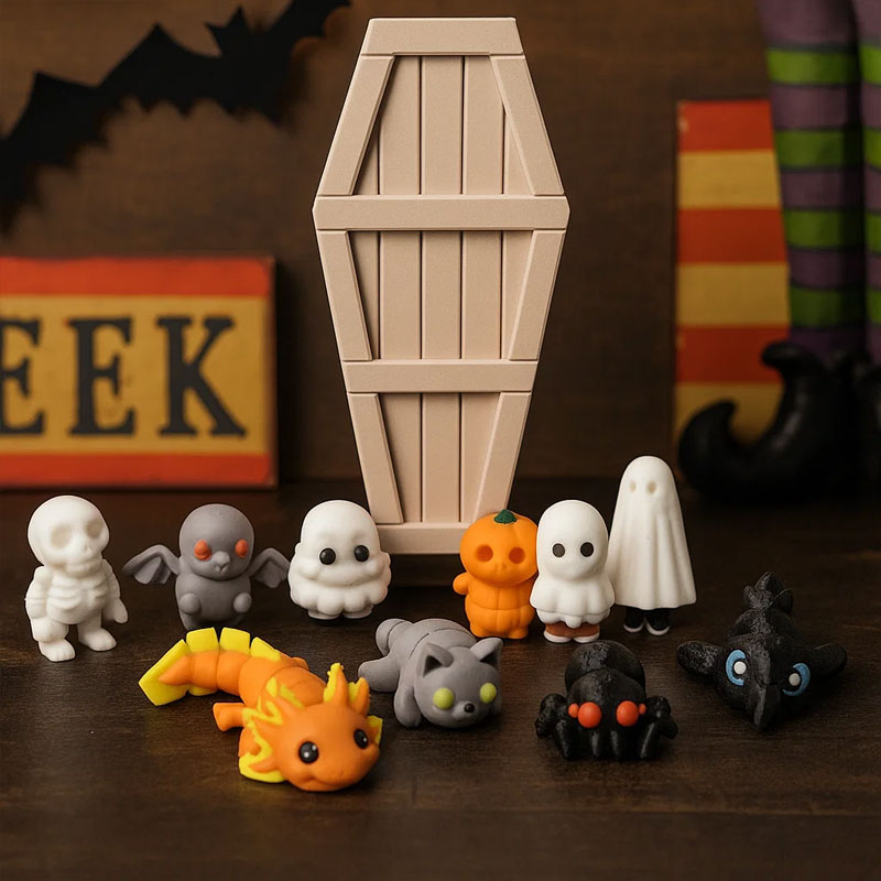 🎃Halloween Mystery Coffin Countdown🖤13-Day Spooky Surprise