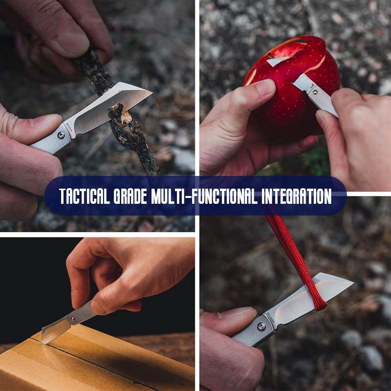 🔥49% OFF🔥Creative Mechanical Hydraulic Rod Modeling Outdoor EDC Folding Knife