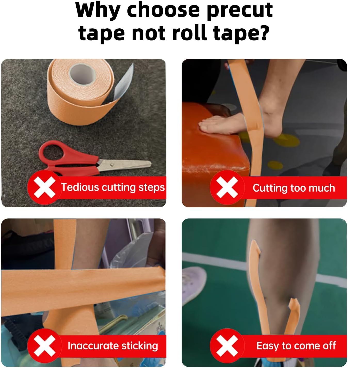 💥 Hot Pick!⚡Ready-to-Use Knee Tape for Instant Relief!