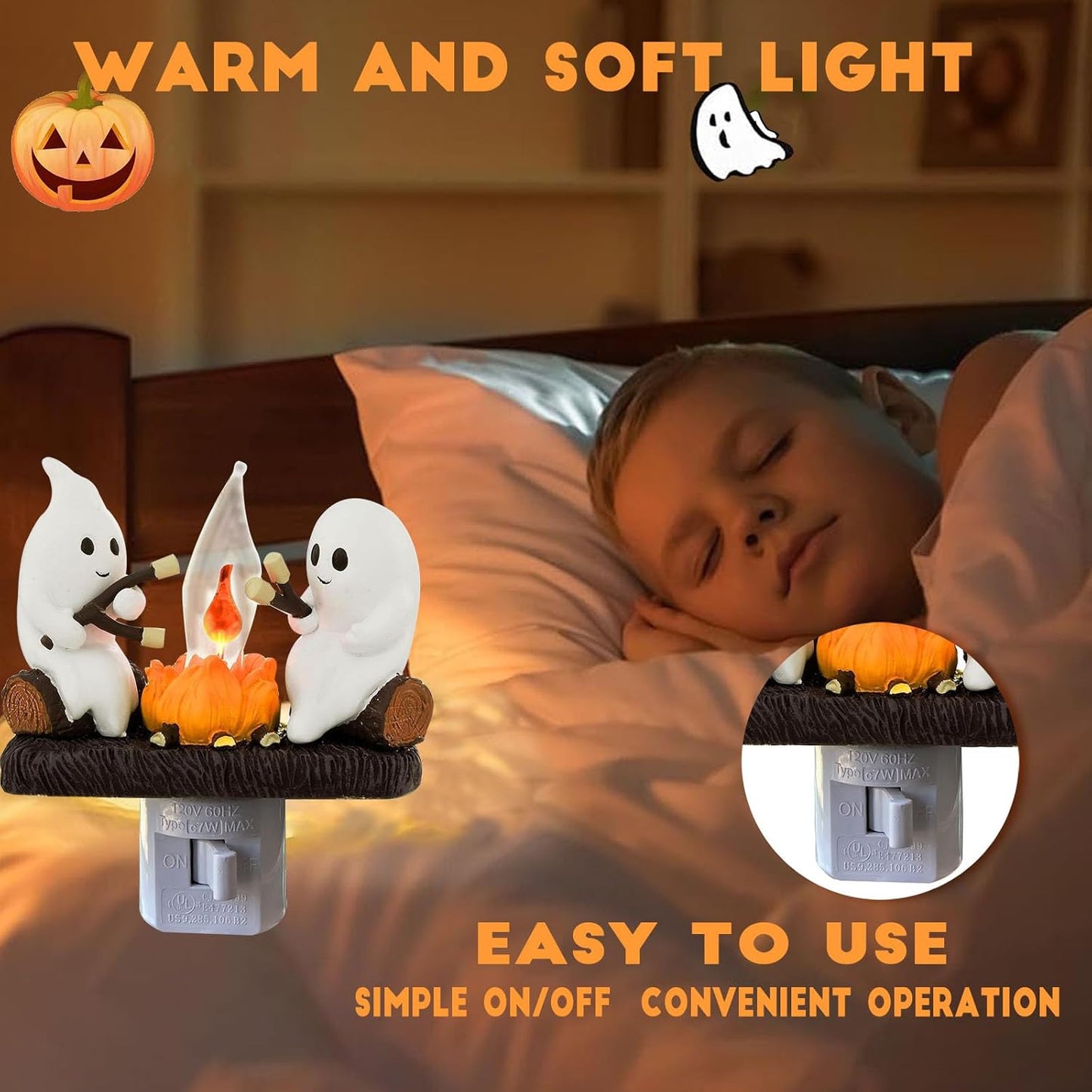 🔥 Hot Seller! Ghost Campfire Nightlight✨