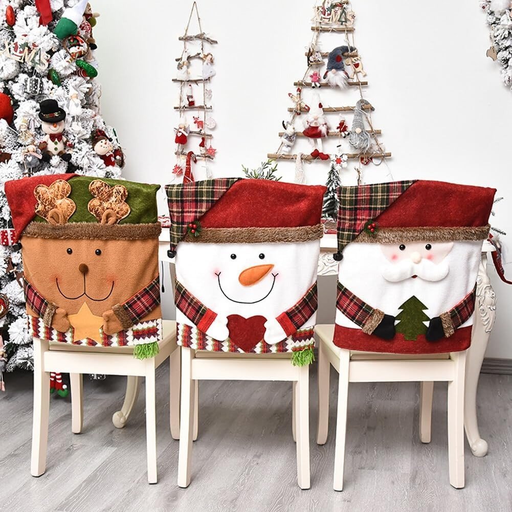 🎁2025 Hot Sale🎅Christmas-themed Dining Chair Covers🎄