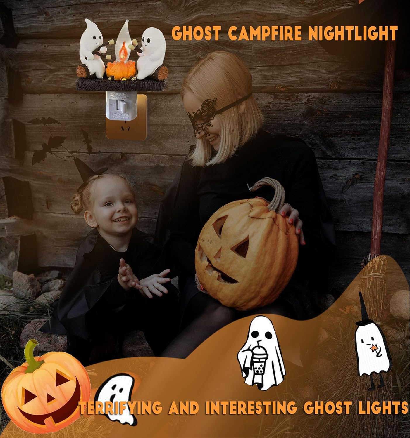 🔥 Hot Seller! Ghost Campfire Nightlight✨