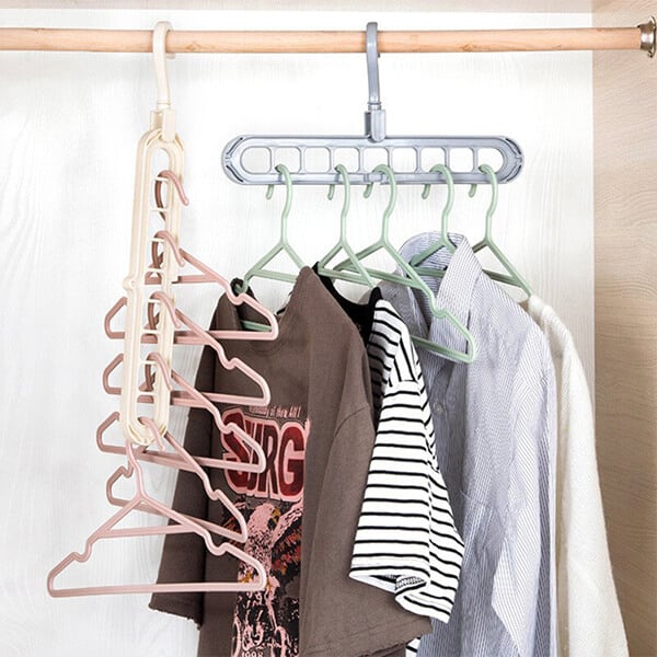 🔥 Buy 2 Get 1 Free – Limited Time👕 9 in 1 Space-Saving Clothes Hangers