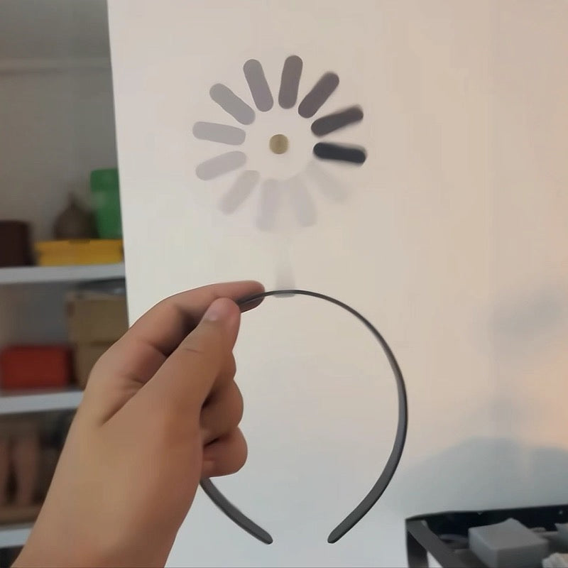 Creative brain loading Funny hairband