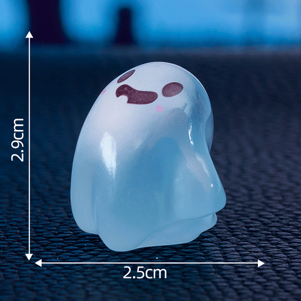 👻 Glow-in-the-Dark Mini Halloween Ghost Figurines