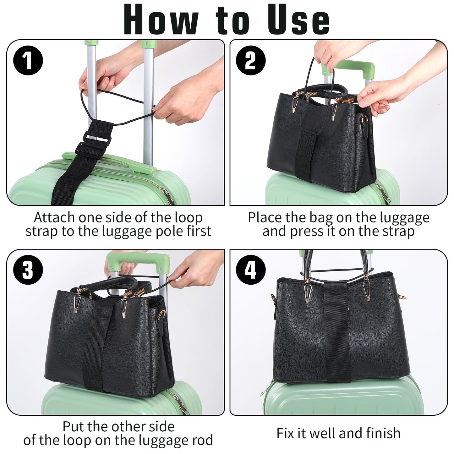 🌈Luggage Straps for Add a Bag Bungees🧳
