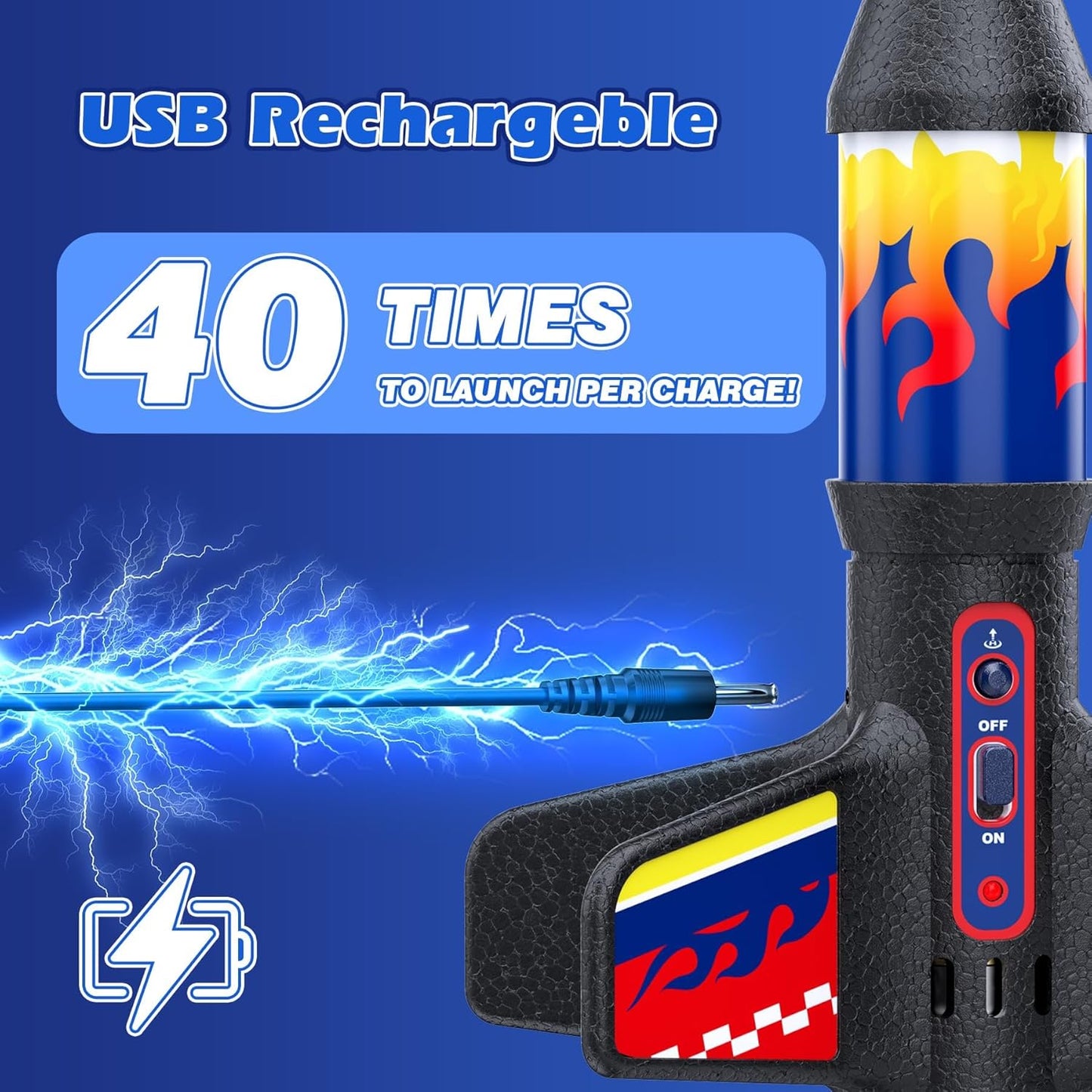 🚀Electric Flying Rocket Toy