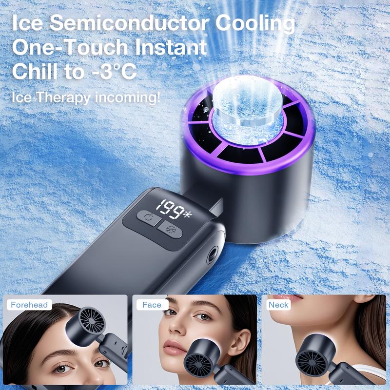 ❄️ Portable Turbo Handheld Fan