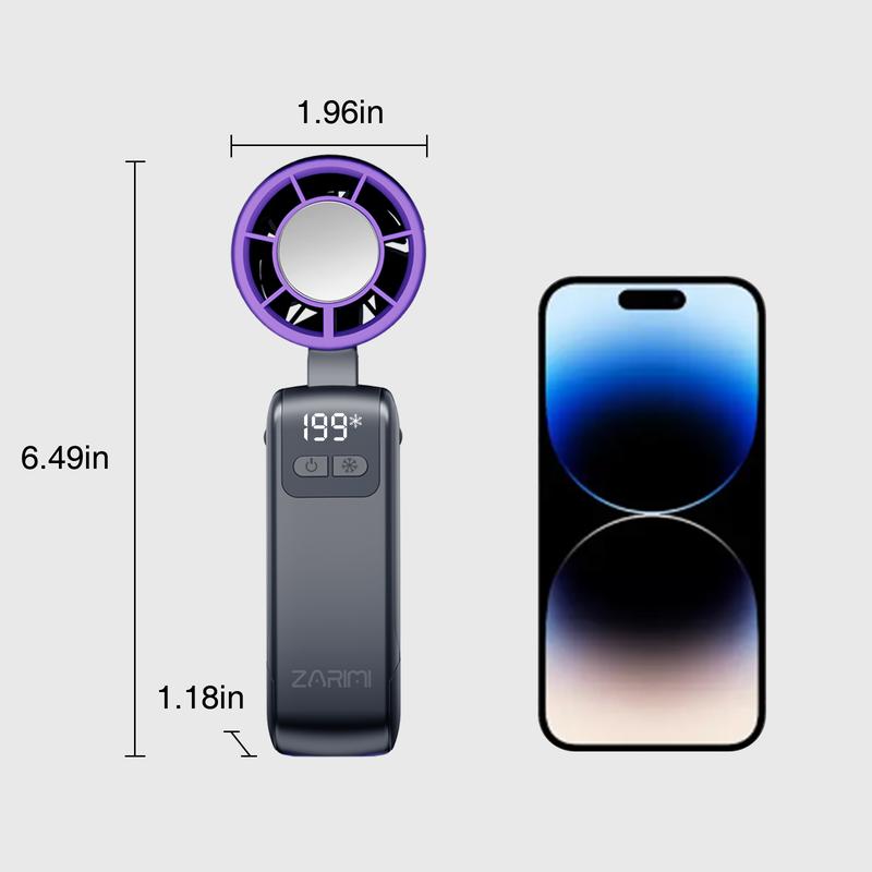 ❄️ Portable Turbo Handheld Fan