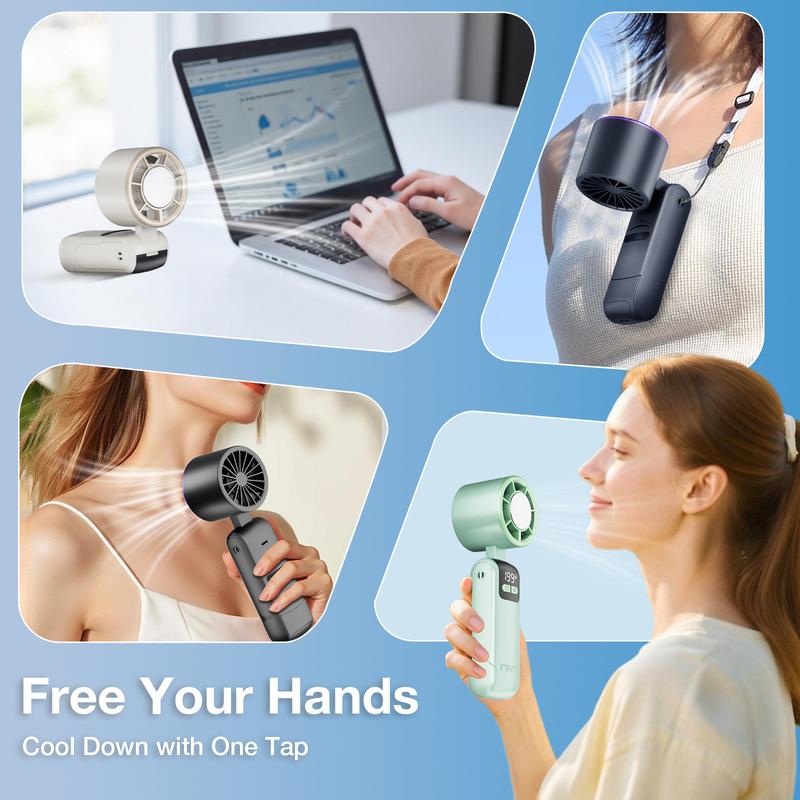 ❄️ Portable Turbo Handheld Fan