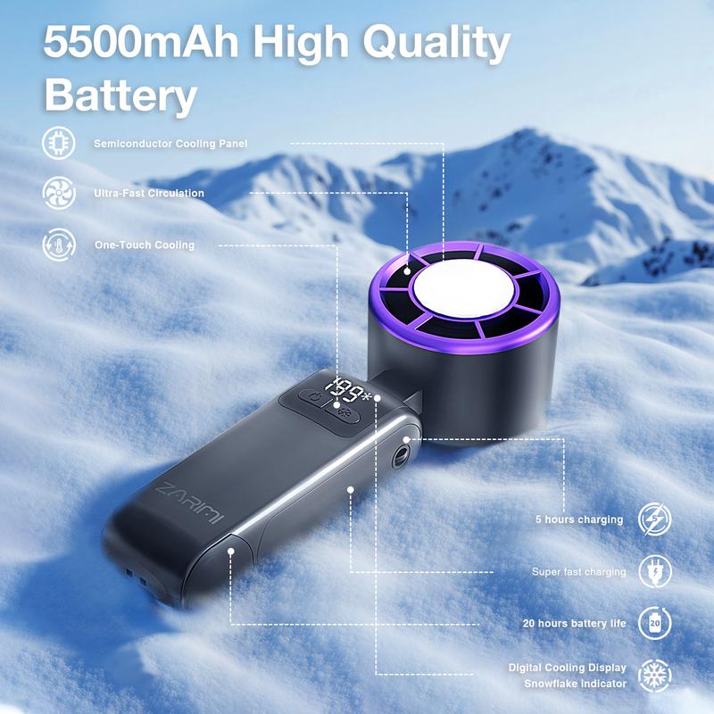 ❄️ Portable Turbo Handheld Fan