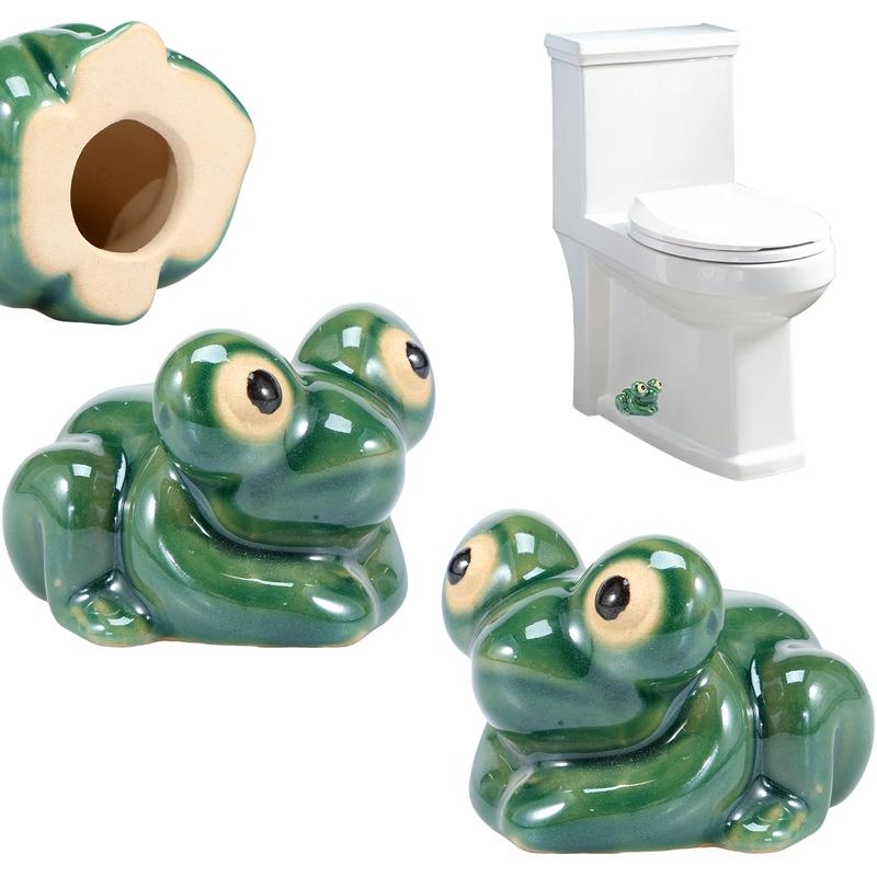 🐸✨ Cute Frog Toilet Bolt Covers