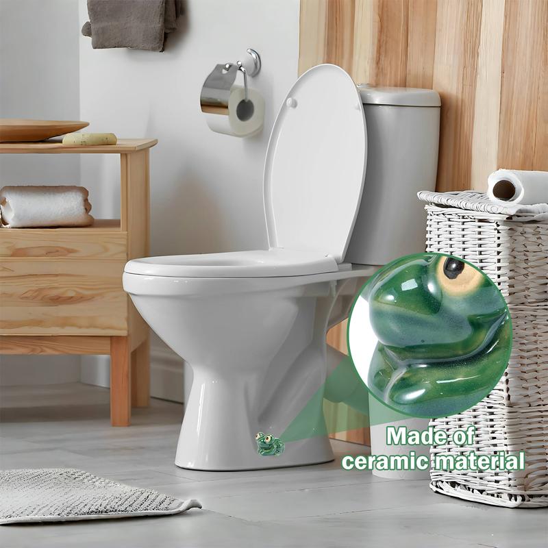 🐸✨ Cute Frog Toilet Bolt Covers