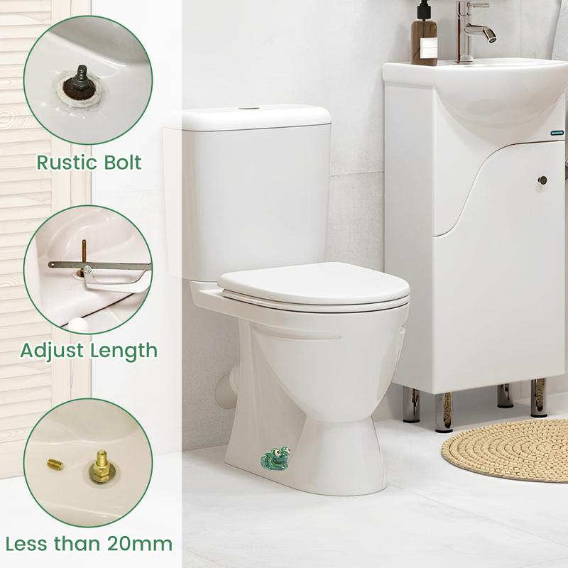 🐸✨ Cute Frog Toilet Bolt Covers