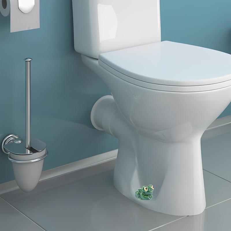 🐸✨ Cute Frog Toilet Bolt Covers