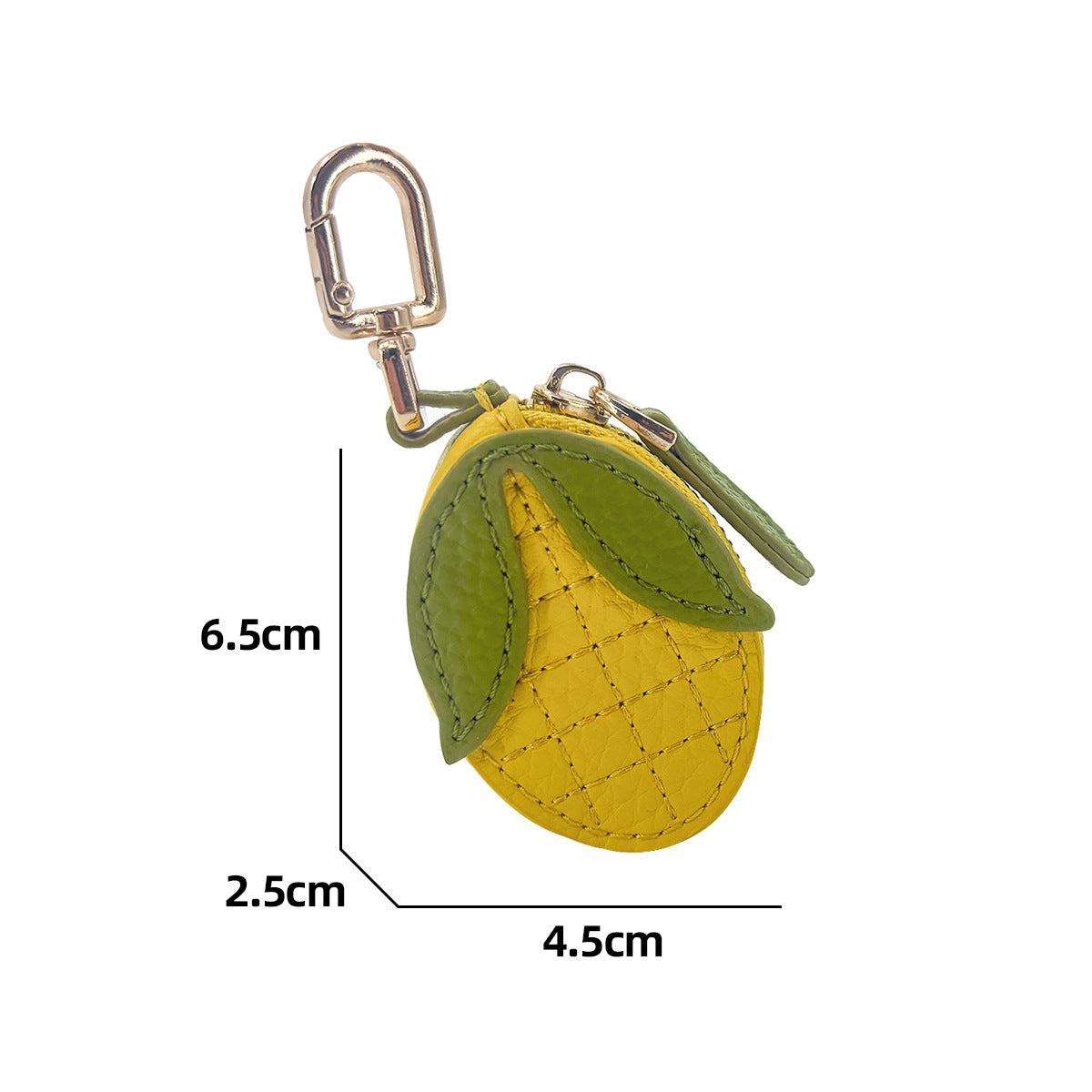 🍋 Mini Coin Purse – Cute Keychain Wallet for Girls